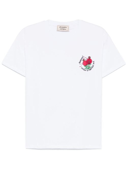 EMBROIDERED COTTON T-SHIRT