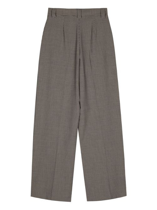 WOOL BLEND WIDE-LEG TROUSERS