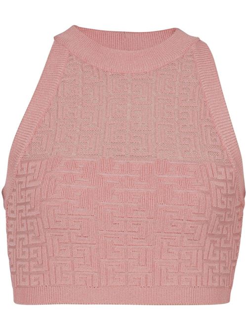 MONOGRAM HALTERNECK TOP