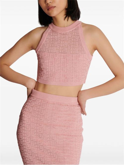 MONOGRAM HALTERNECK TOP