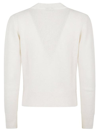 WOOL V-NECKED CARDIGAN