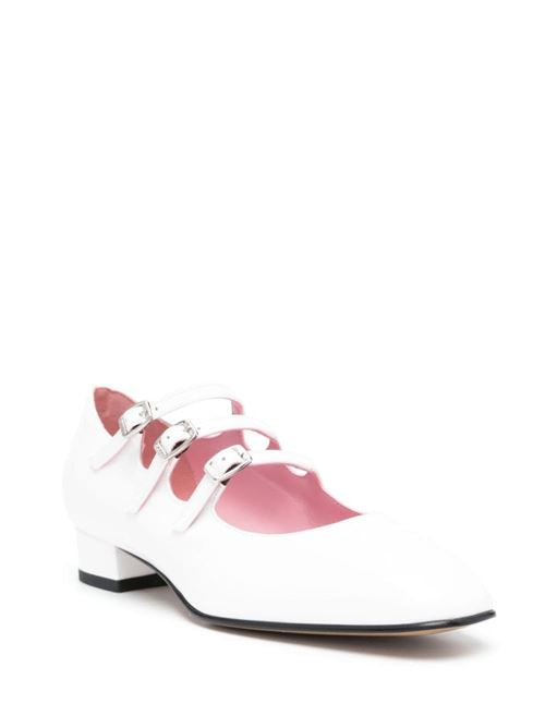 ARIANA PATENT LEATHER MARY JANES BALLET FLATS