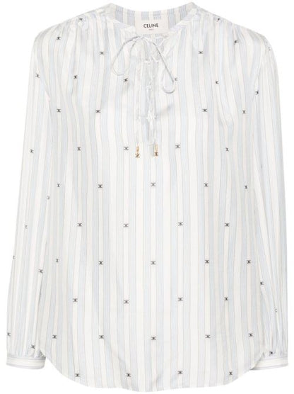STRIPED SILK SHIRT