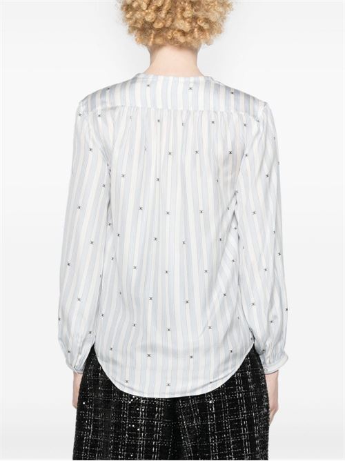 STRIPED SILK SHIRT