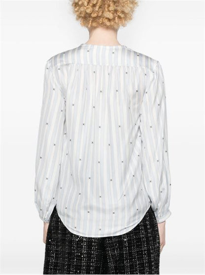 STRIPED SILK SHIRT