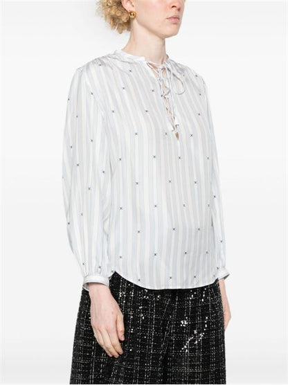 STRIPED SILK SHIRT