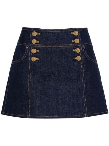 DENIM MINI SKIRT