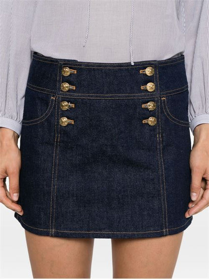 DENIM MINI SKIRT