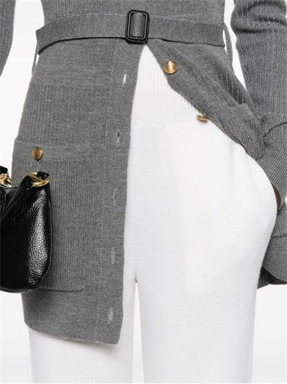 WOOL KNITTED TROUSERS