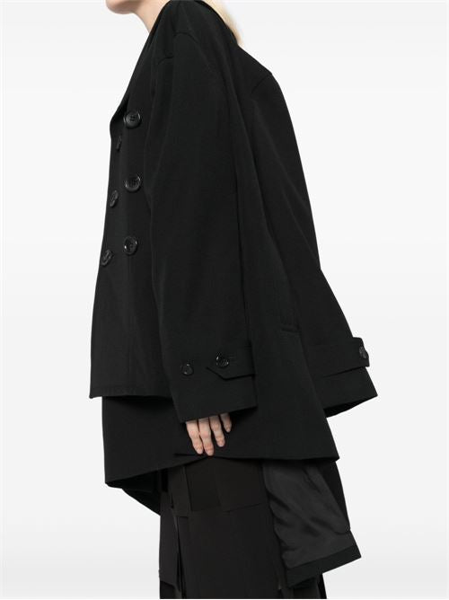 WOOL DOUBLE-BREASTED COAT