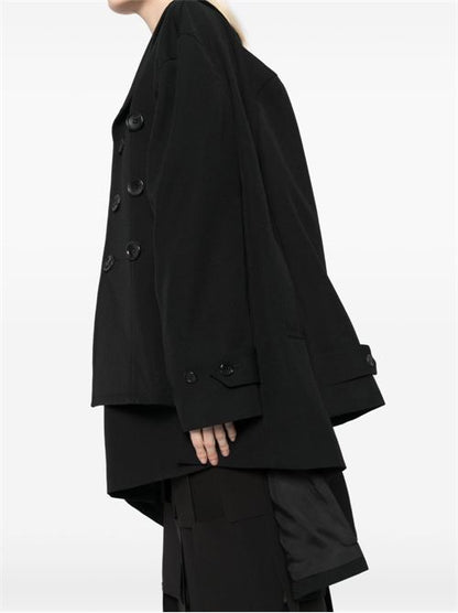 WOOL DOUBLE-BREASTED COAT