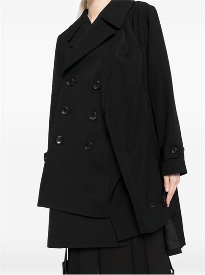 WOOL DOUBLE-BREASTED COAT