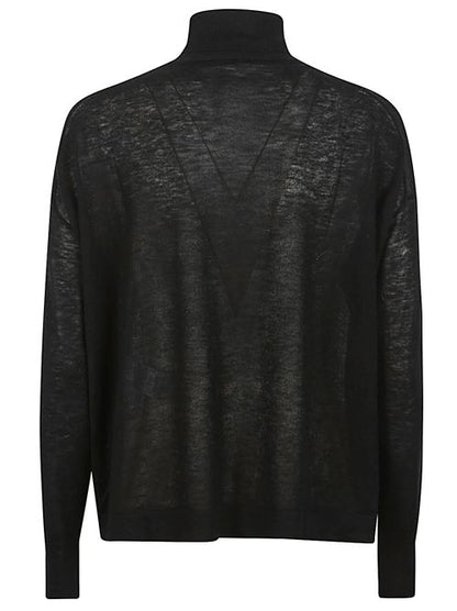 CASHMERE HIGH-NECK SWEATER