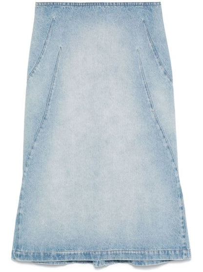 DENIM MIDI SKIRT