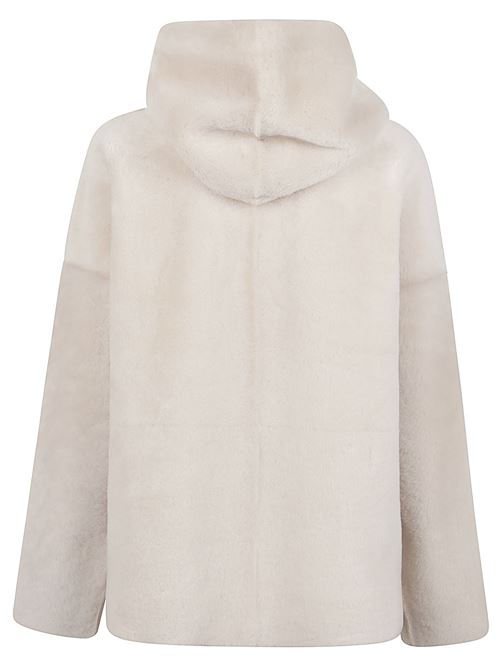 FUR HOODED JACKET