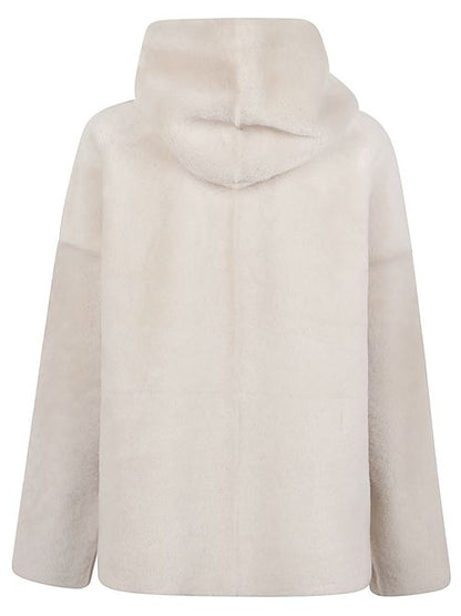 FUR HOODED JACKET