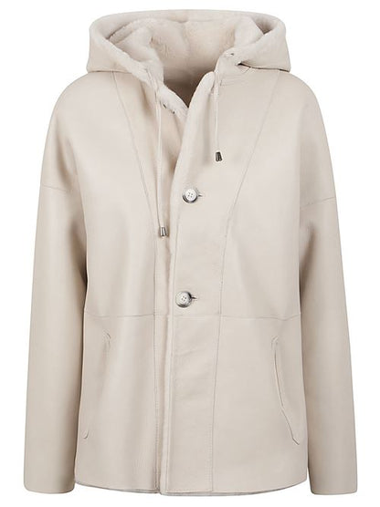 FUR HOODED JACKET