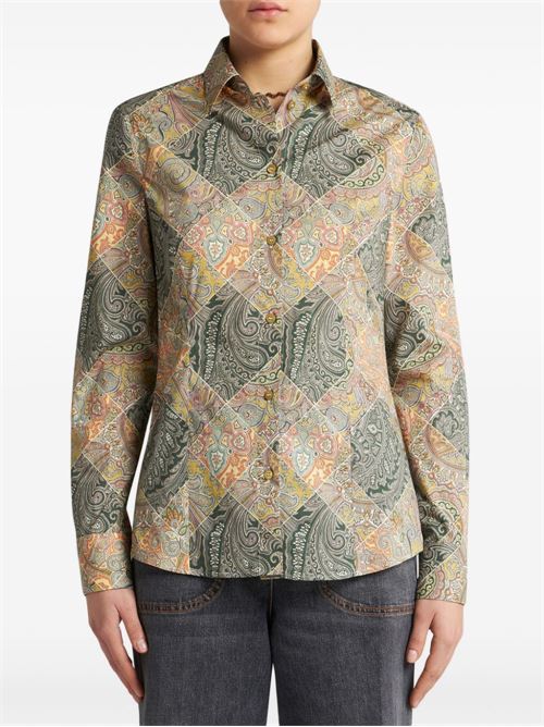 PRINTED COTTON SHIRT