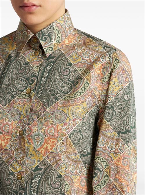 PRINTED COTTON SHIRT