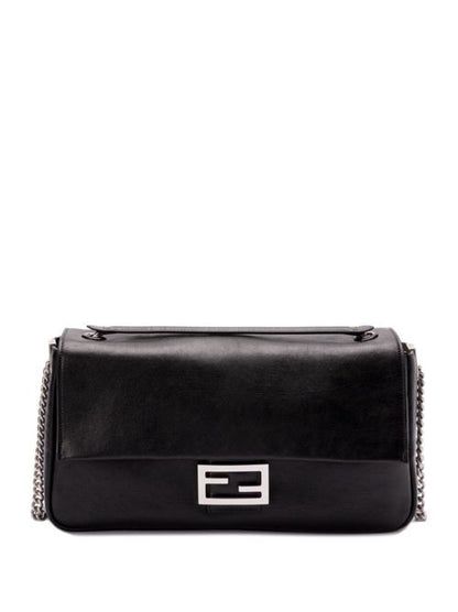 BAGUETTE LARGE LEATHER SHOULDER BAG