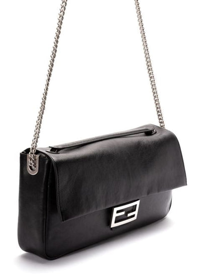 BAGUETTE LARGE LEATHER SHOULDER BAG