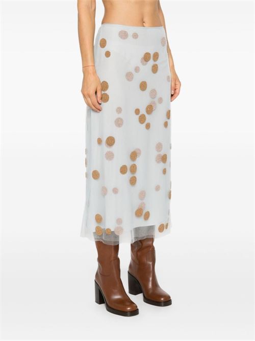 EMBROIDERED MIDI SKIRT