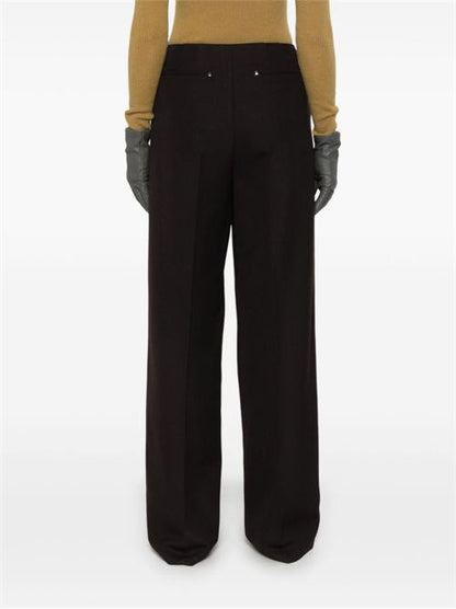 WIDE LEG WOOL TROUSERS