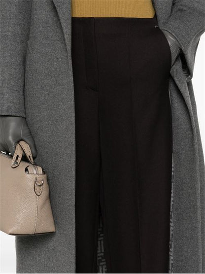 WIDE LEG WOOL TROUSERS