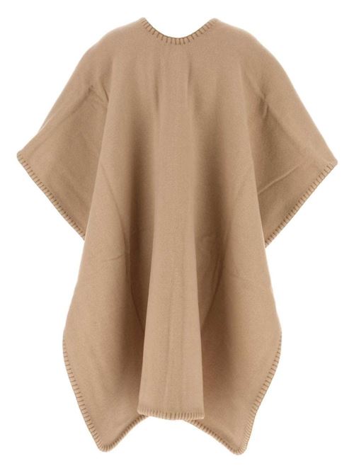 FENDI ROMA WOOL AND CASHMERE BLEND CAPE