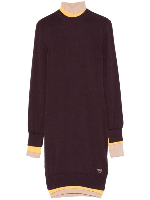 WOOL KNITTED DRESS