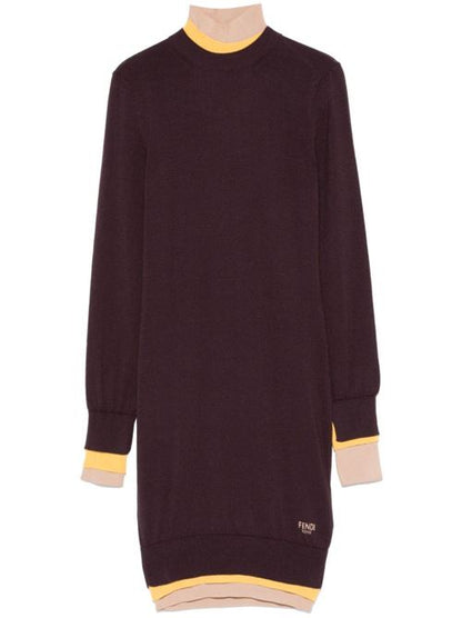 WOOL KNITTED DRESS