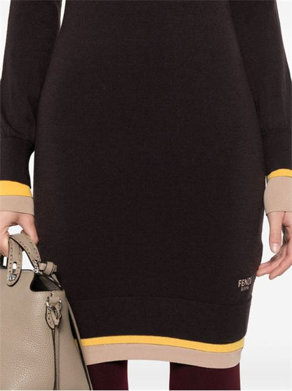 WOOL KNITTED DRESS