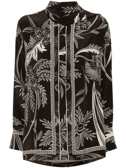 PRINTED SILK SHIRT