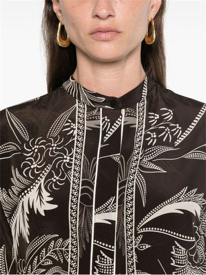 PRINTED SILK SHIRT