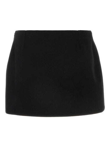 WOOL MINI SKIRT
