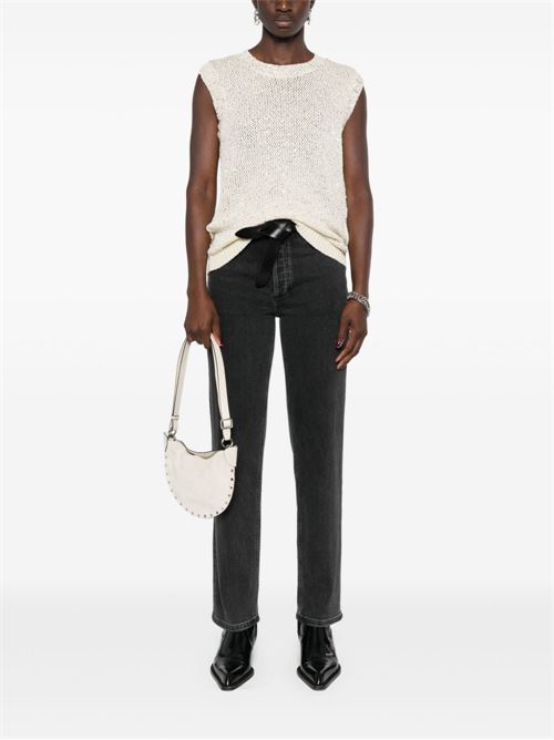 SEQUINED KNITTED VEST