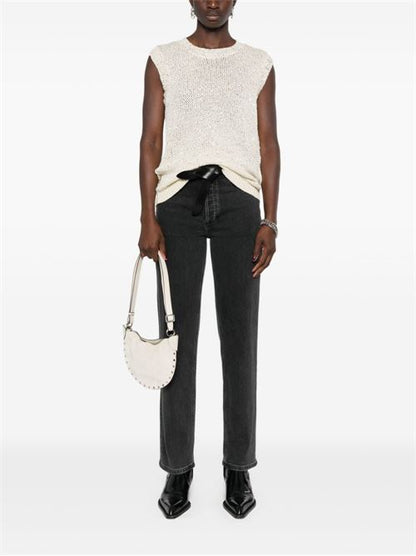 SEQUINED KNITTED VEST