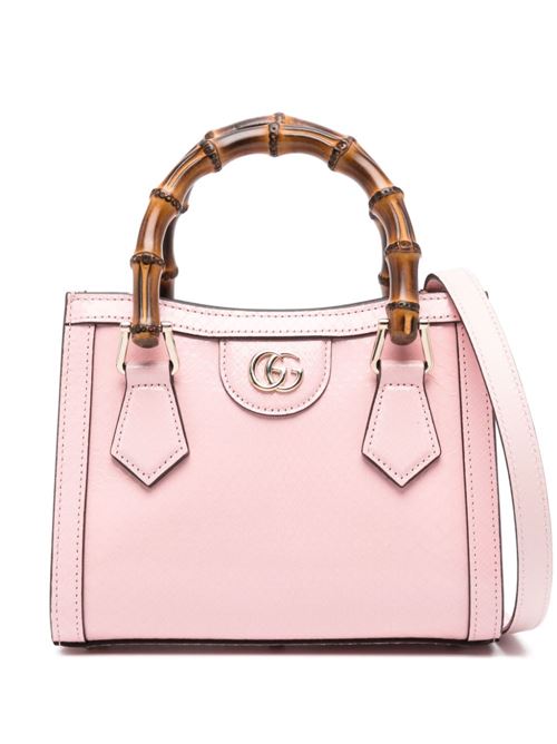 DIANA SMALL LEATHER TOTE BAG