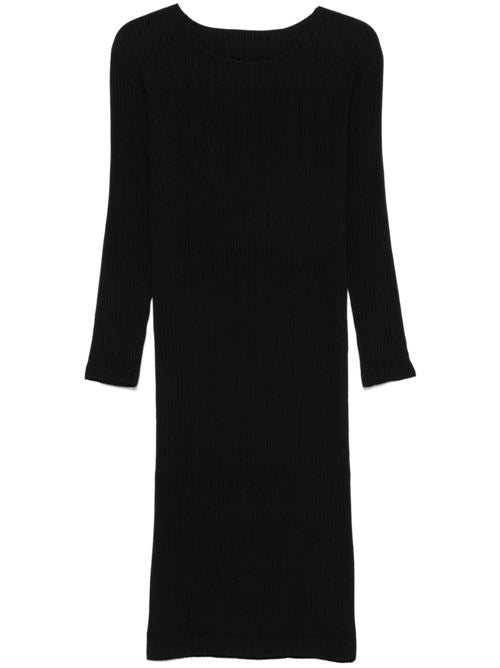 PLEATED MIDI DRESS