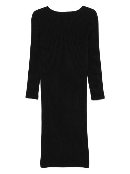 PLEATED MIDI DRESS