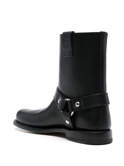 CAMPO LEATHER BIKER BOOTS