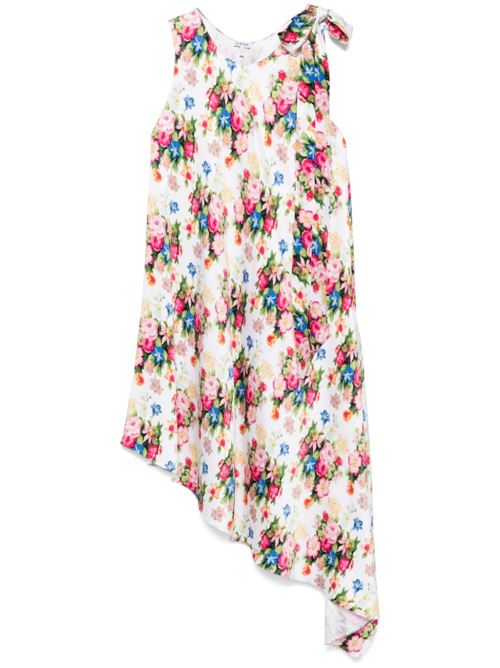 SILK ASYMMETRIC DRESS