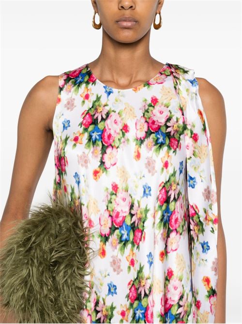 SILK ASYMMETRIC DRESS
