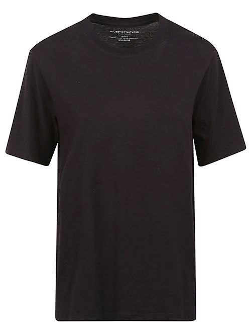 COTTON CREWNECK TOP