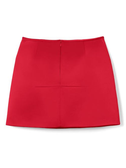 DUCHESS SATIN SKIRT