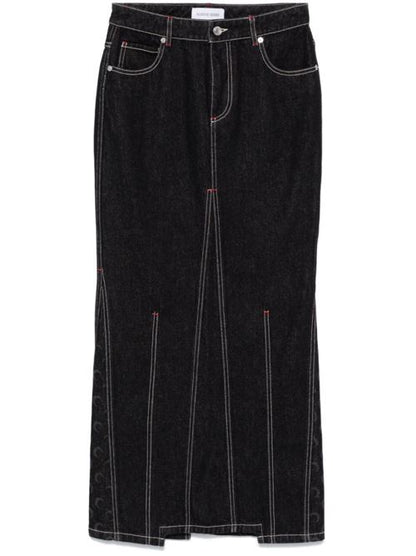 MOON DENIM LONG SKIRT