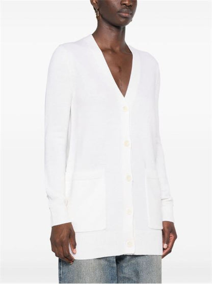 WOOL AND CASHMERE BLEND CARDIGAN