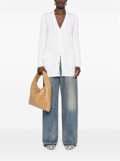 WOOL AND CASHMERE BLEND CARDIGAN