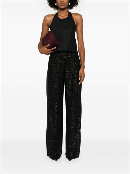 WOOL BLEND TROUSERS