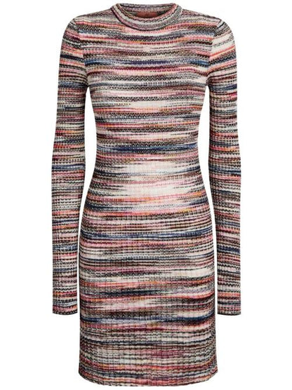 STRIPED SHORT DRESS
